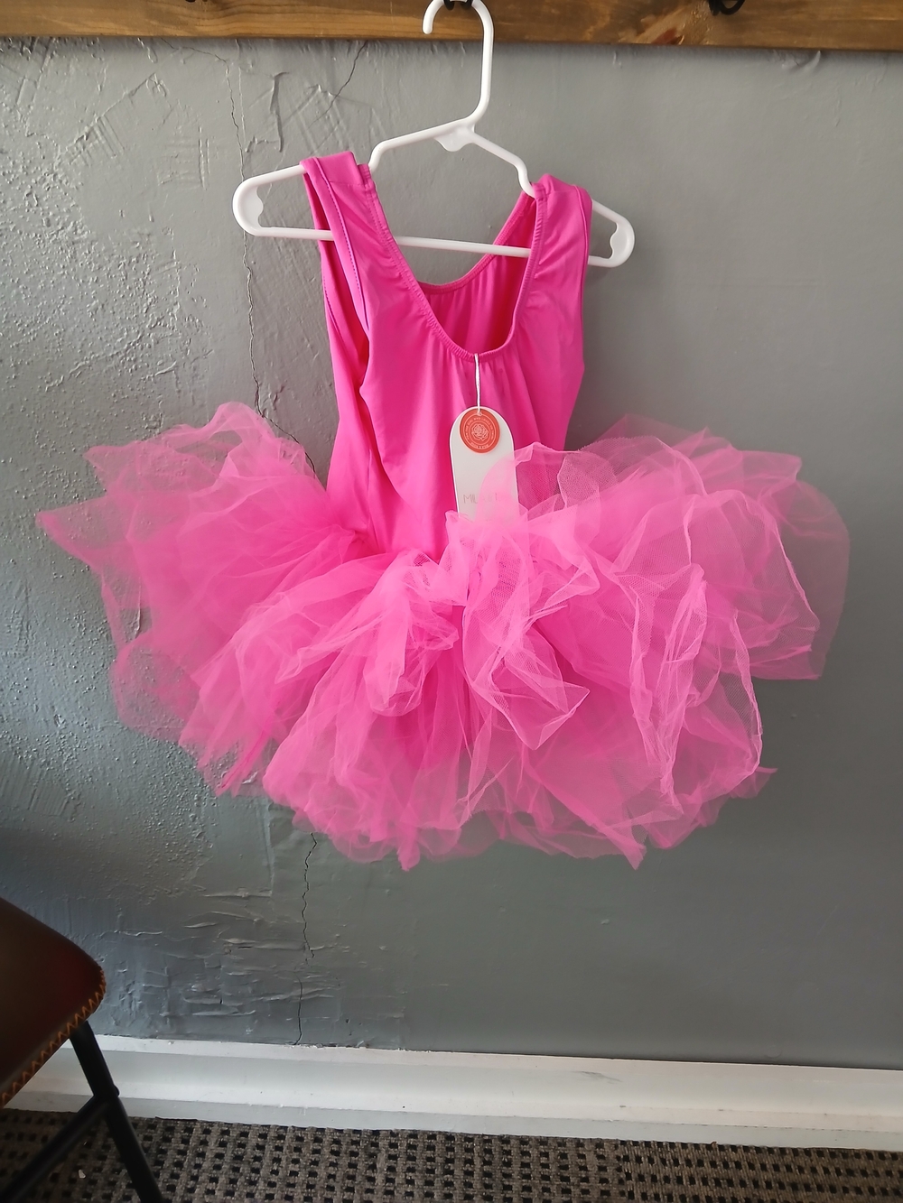 Bright Pink Tulle Ballet Tutu Dress for Kids